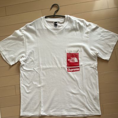Supreme x The North Face Printed Pocket Tee "White"