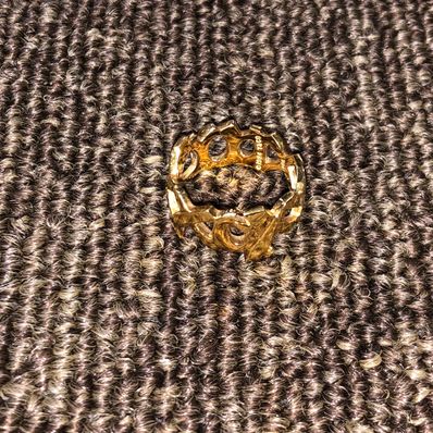 ティファニー ラブ&キス YG 750 5.5g リング(貴金属)