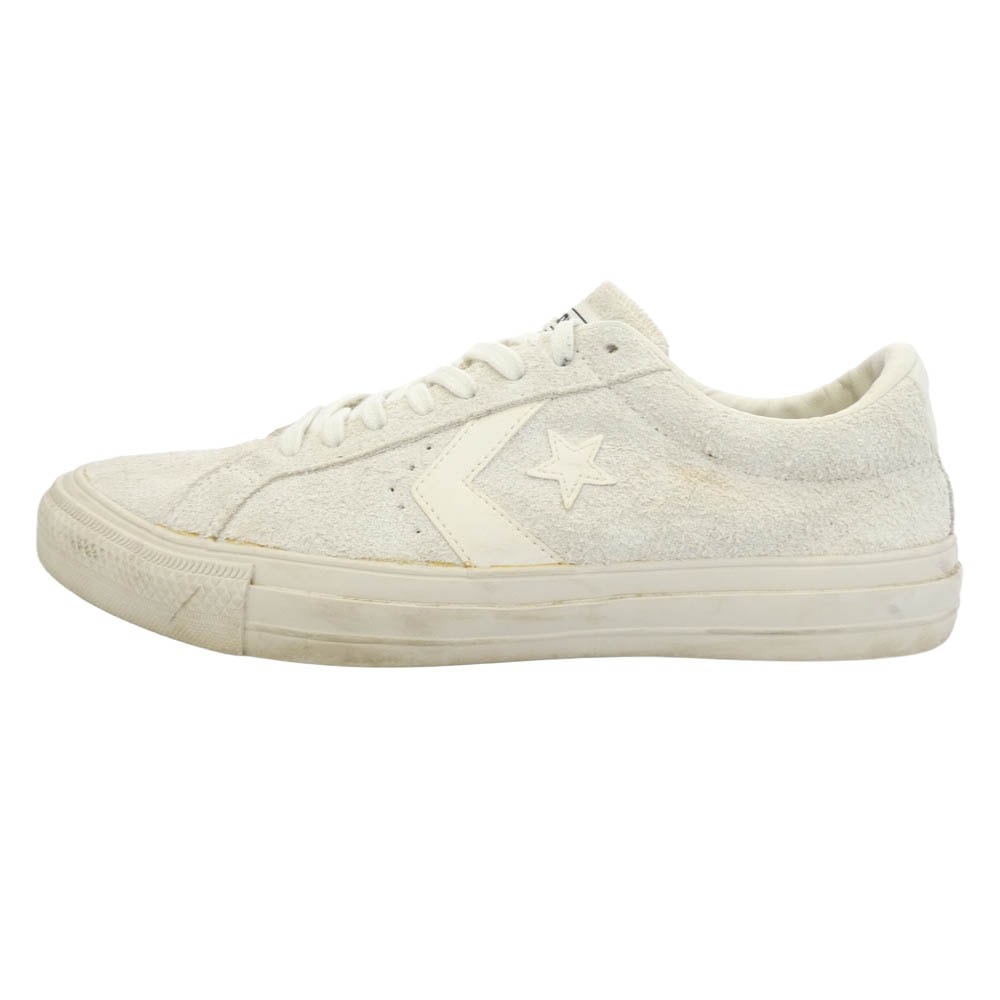 CONVERSE コンバース 1CL718 SKATEBOARDING PRORIDE SK OX スケートボーディング プロライド スエード ローカットスニーカー ホワイト系 27.5cm【中古】