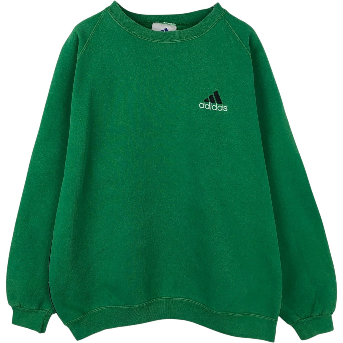 古着 アディダス adidas ワンポイントロゴスウェットシャツ トレーナー USA製 メンズXL相当/eaa614219