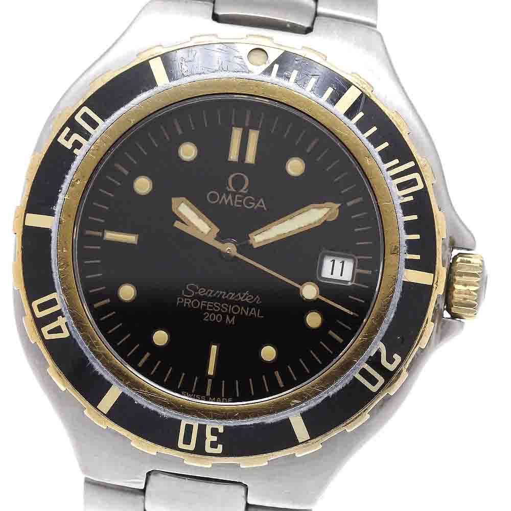 オメガ シーマスター200m YGベゼル デイト  メンズ 【中古】