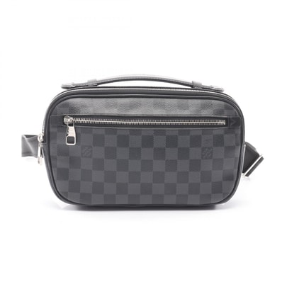ルイ・ヴィトン LOUIS VUITTON アンブレール ウエストバッグ ボディバッグ バッグ PVCコーティングキャンバス レザー ダミエ・グラフィット メンズ ブラック系 N41289 【中古】