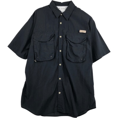 古着 コロンビア Columbia PFG 半袖 フィッシングシャツ メンズL相当/eaa478023