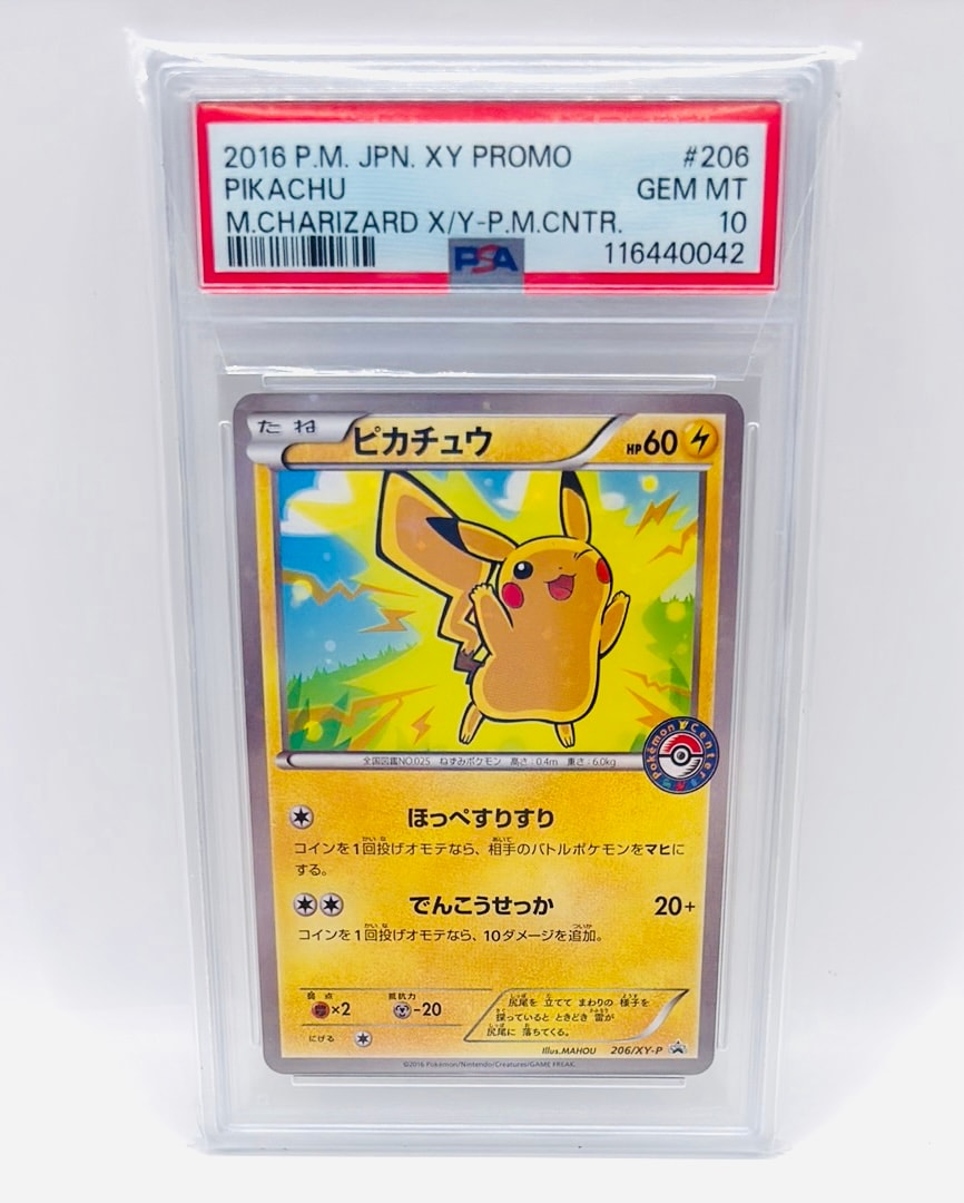 ピカチュウ P [XY-P 206](スペシャルBOX「メガリザードンXのポンチョを着たピカチュウ・メガリザードンYのポンチョを着たピカチュウ」)