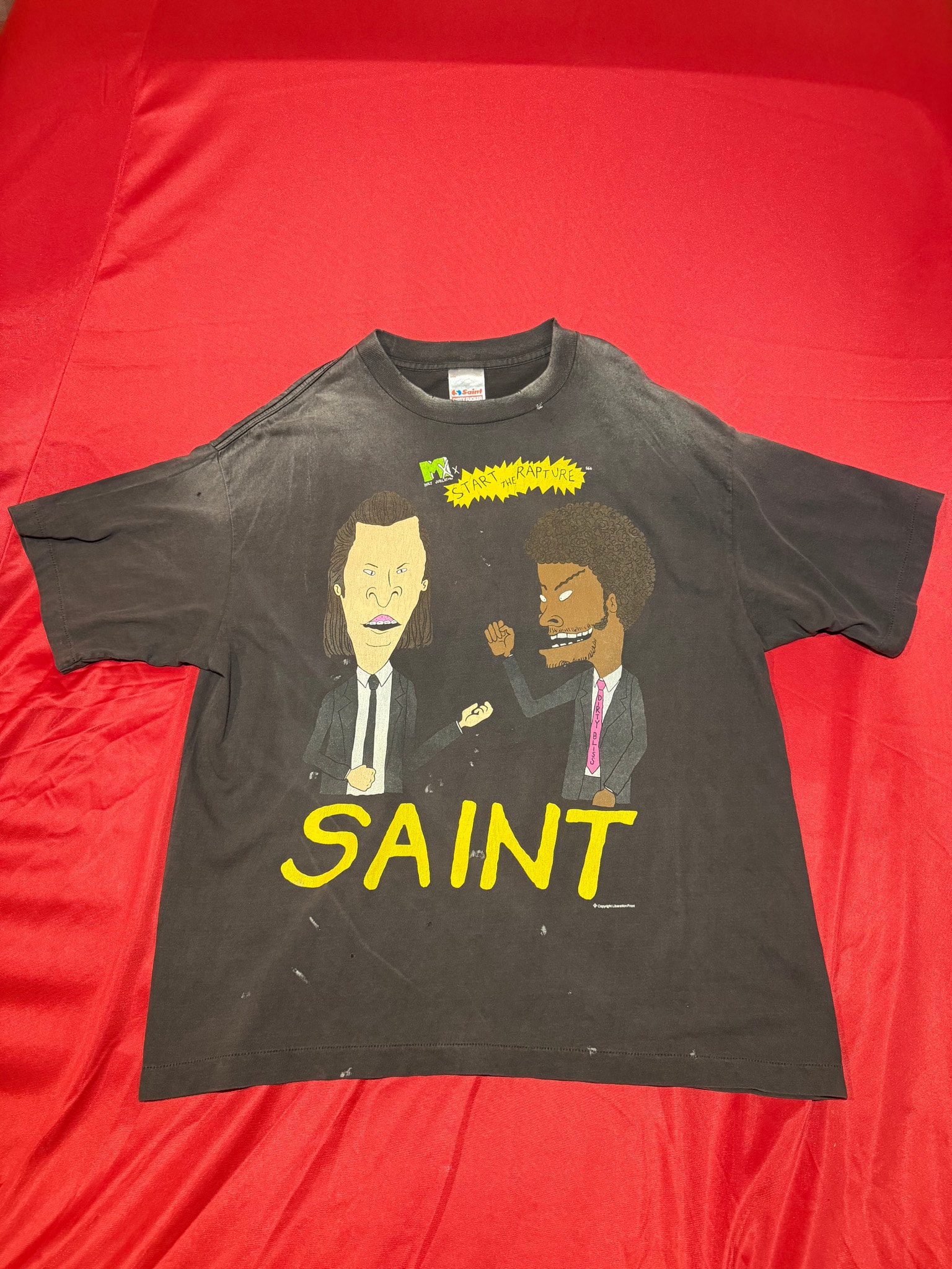 SAINT Mxxxxxx SS Tee Rapture "Black"