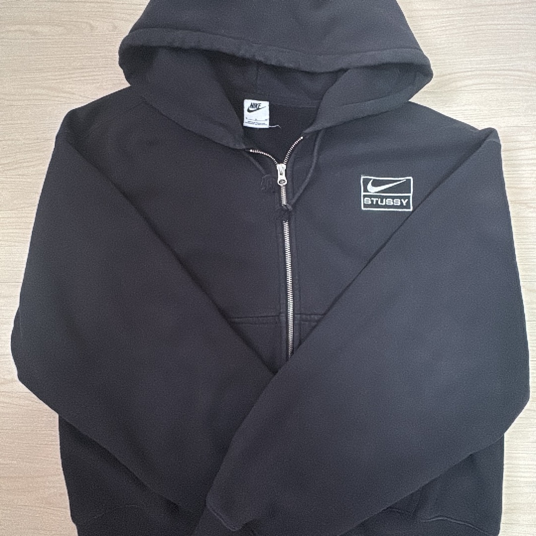Nike × Stussy Zip Hoodie Black S