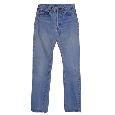 Levi's リーバイス デニムパンツ 80s 501 赤耳 ボタン裏刻印524 デニム パンツ ライトブルー系 不明【中古】