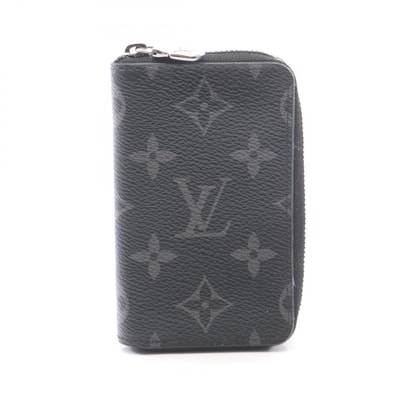 ルイ・ヴィトン LOUIS VUITTON ジッピー コインパース ヴェルティカル モノグラムエクリプス コインケース 財布 PVC メンズ ブラック系 M81662 【中古】