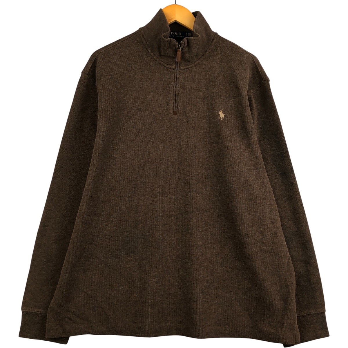 古着 ラルフローレン Ralph Lauren POLO RALPH LAUREN ハーフジップスウェットシャツ トレーナー メンズXL相当/eaa595365
