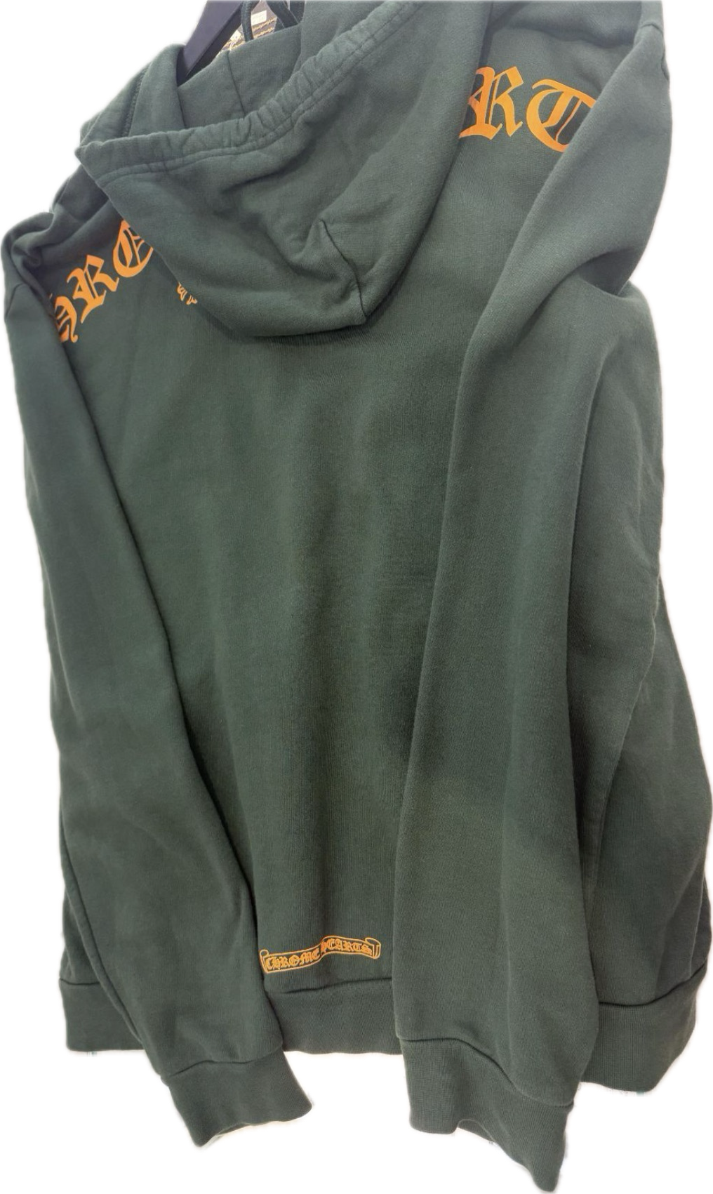 Chrome Hearts USA Arch Logo Hoodie "Khaki"