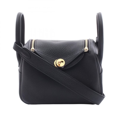 エルメス HERMES リンディ ミニ ショルダーバッグ バッグ トリヨンクレマンス トリヨンクレマンス レディース ブラック系 【中古】