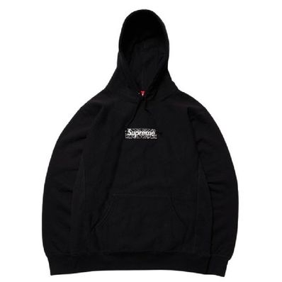 Supreme Bandana Box Logo Hooded Sweatshirt "Black"