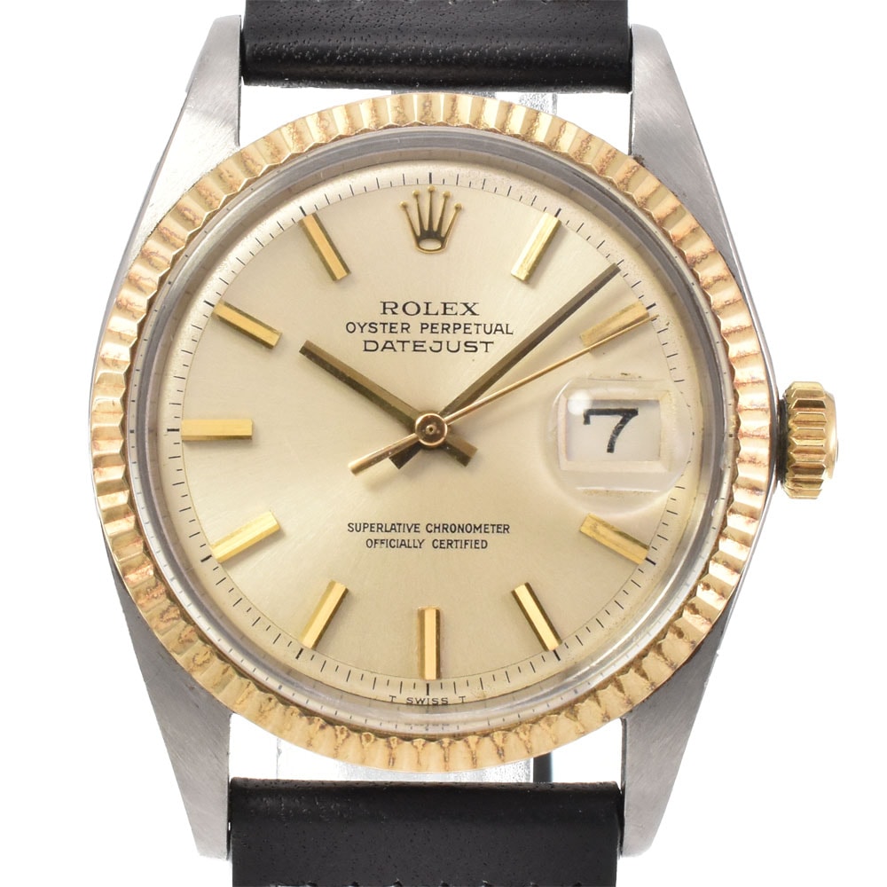 ロレックス ROLEX 1601 ヴィンテージ デイトジャスト Cal.1570 自動巻き メンズ 美品 O#146002