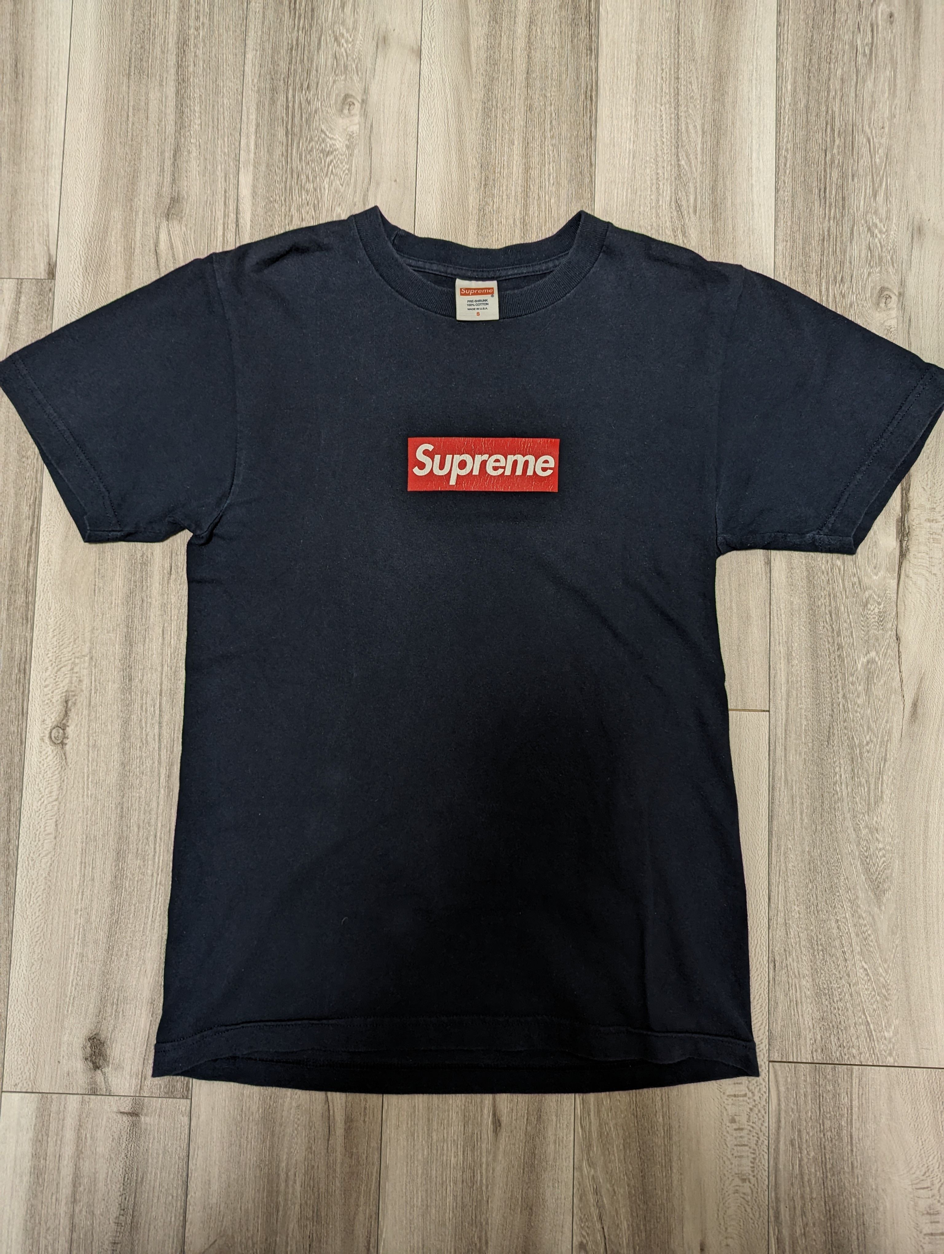 Supreme 20th Anniversary Box Logo Tee "Navy"