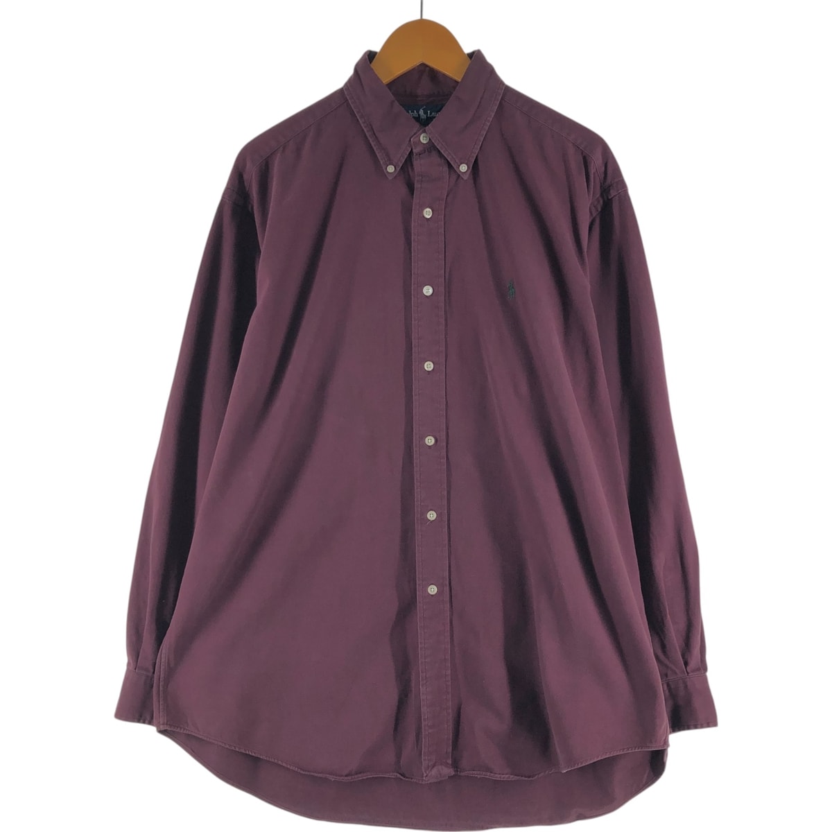 古着 ラルフローレン Ralph Lauren BLAIRE 長袖 ボタンダウンシャツ メンズL相当/eaa526257