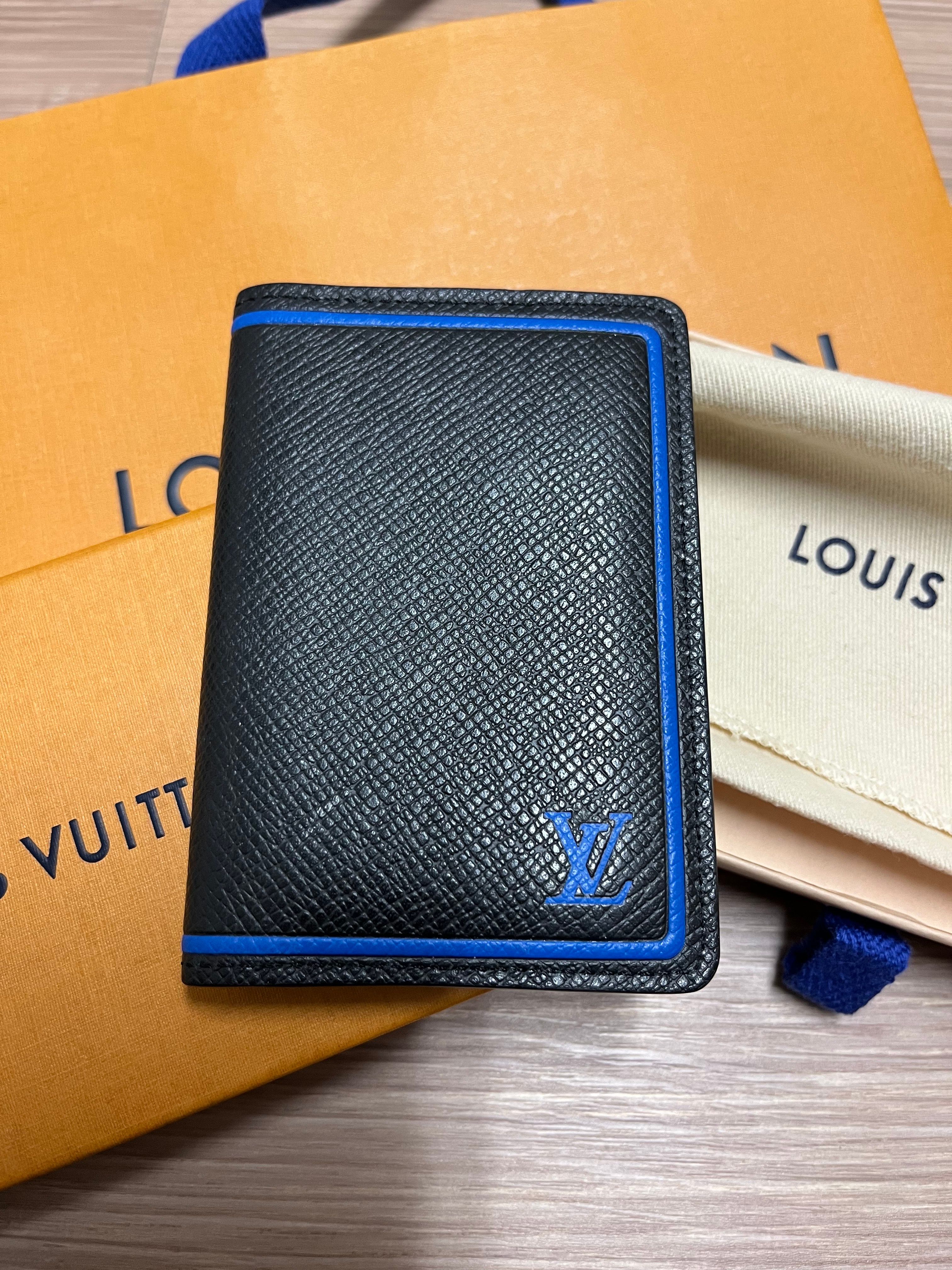 Louis Vuitton Pocket Organizer Taiga "Noir"