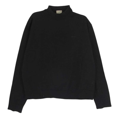 ARMANI COLLEZIONI アルマーニコレッツォーニ ニット イタリア製 メリノウール セーター ニット ブラック系 32【中古】