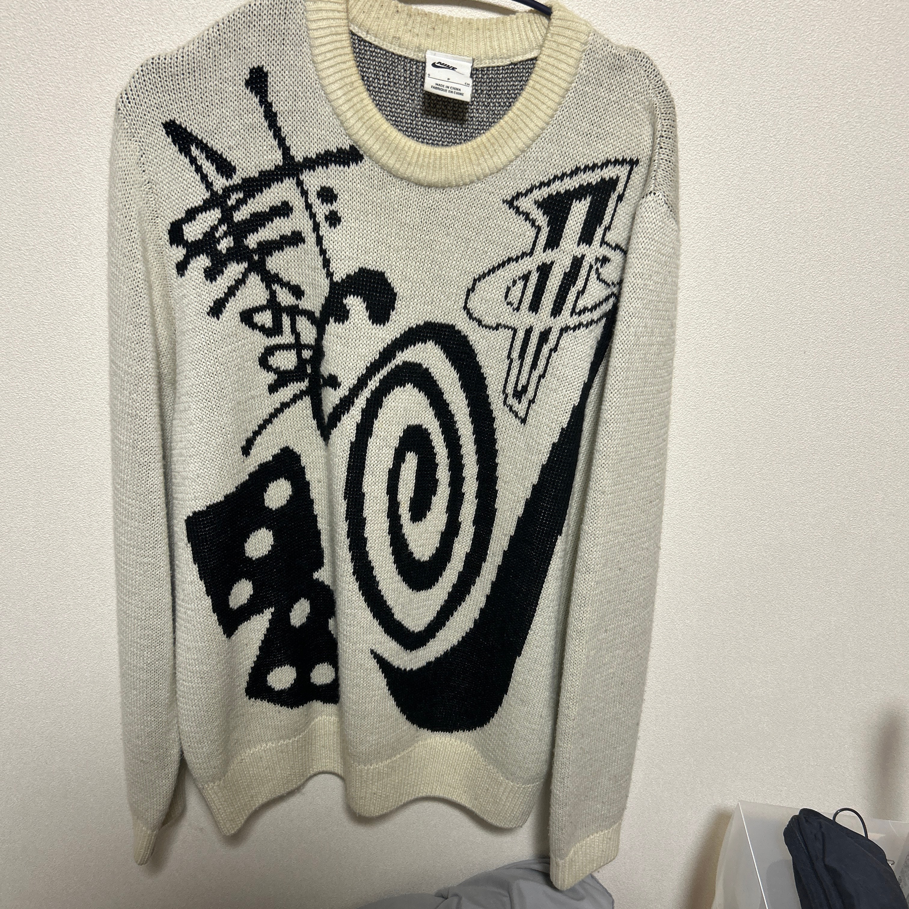 Stussy x Nike Icon Knit Sweater "Natural"