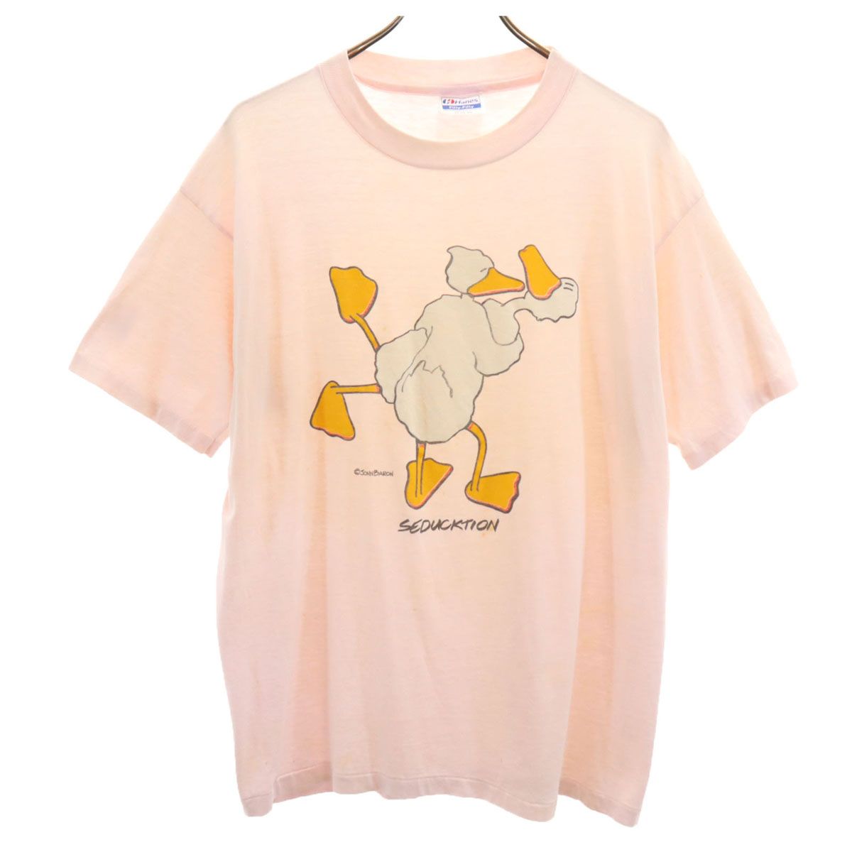 Hanes 80s 90s 半袖 シングルステッチ プリント Tシャツ
