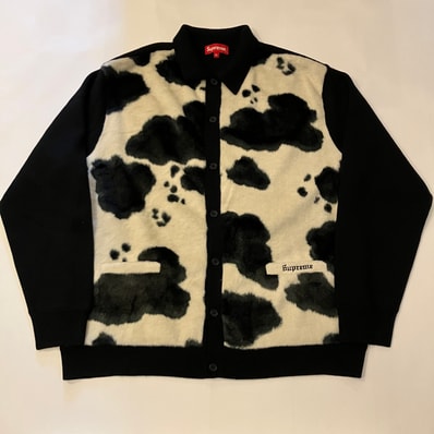 Supreme Cow Print Cardigan "Black"