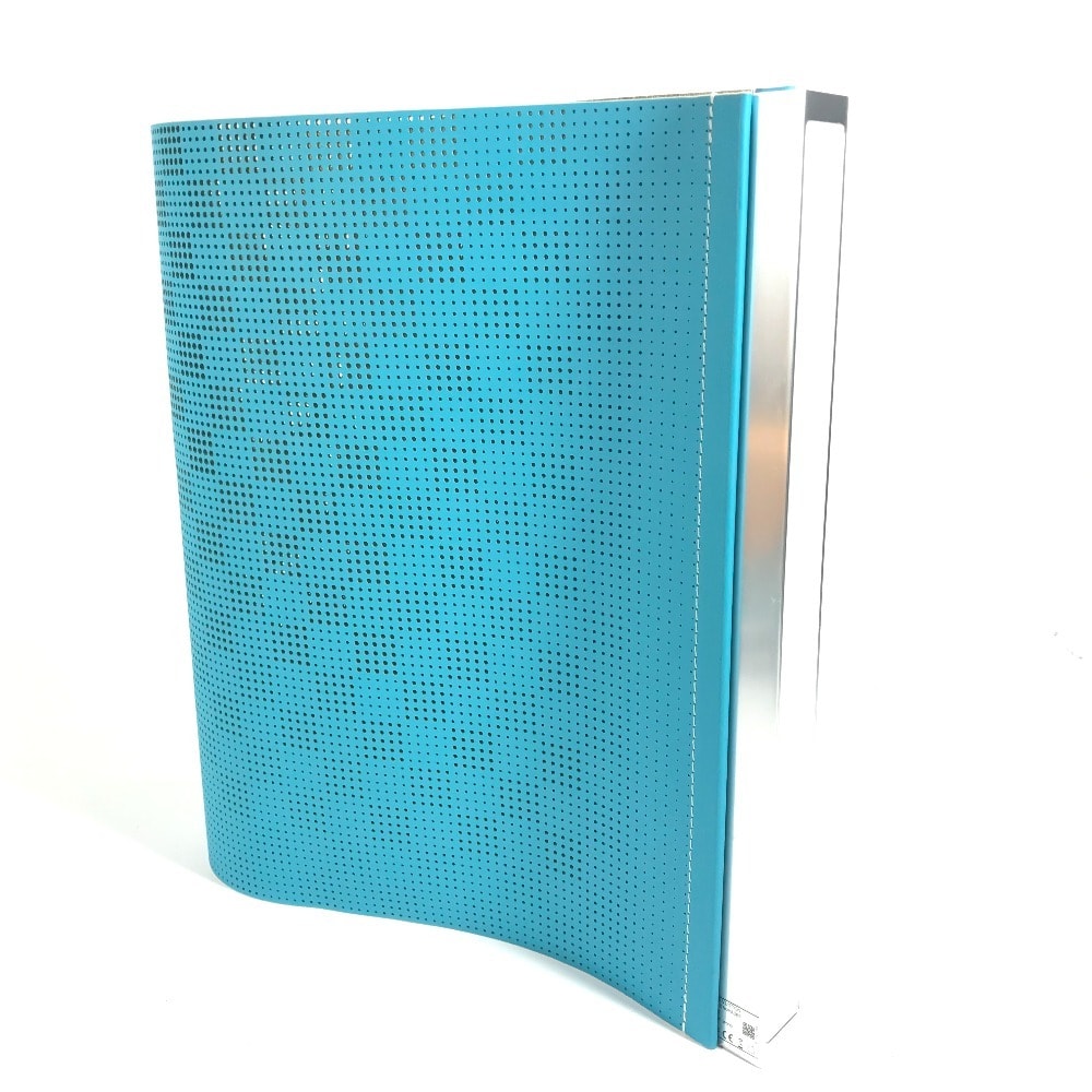 ルイヴィトン LOUIS VUITTON ランプ Surface Lamp By Nendo R96628 ネンド 佐藤オオキ インテリア オブジェ レザー ブルー 美品