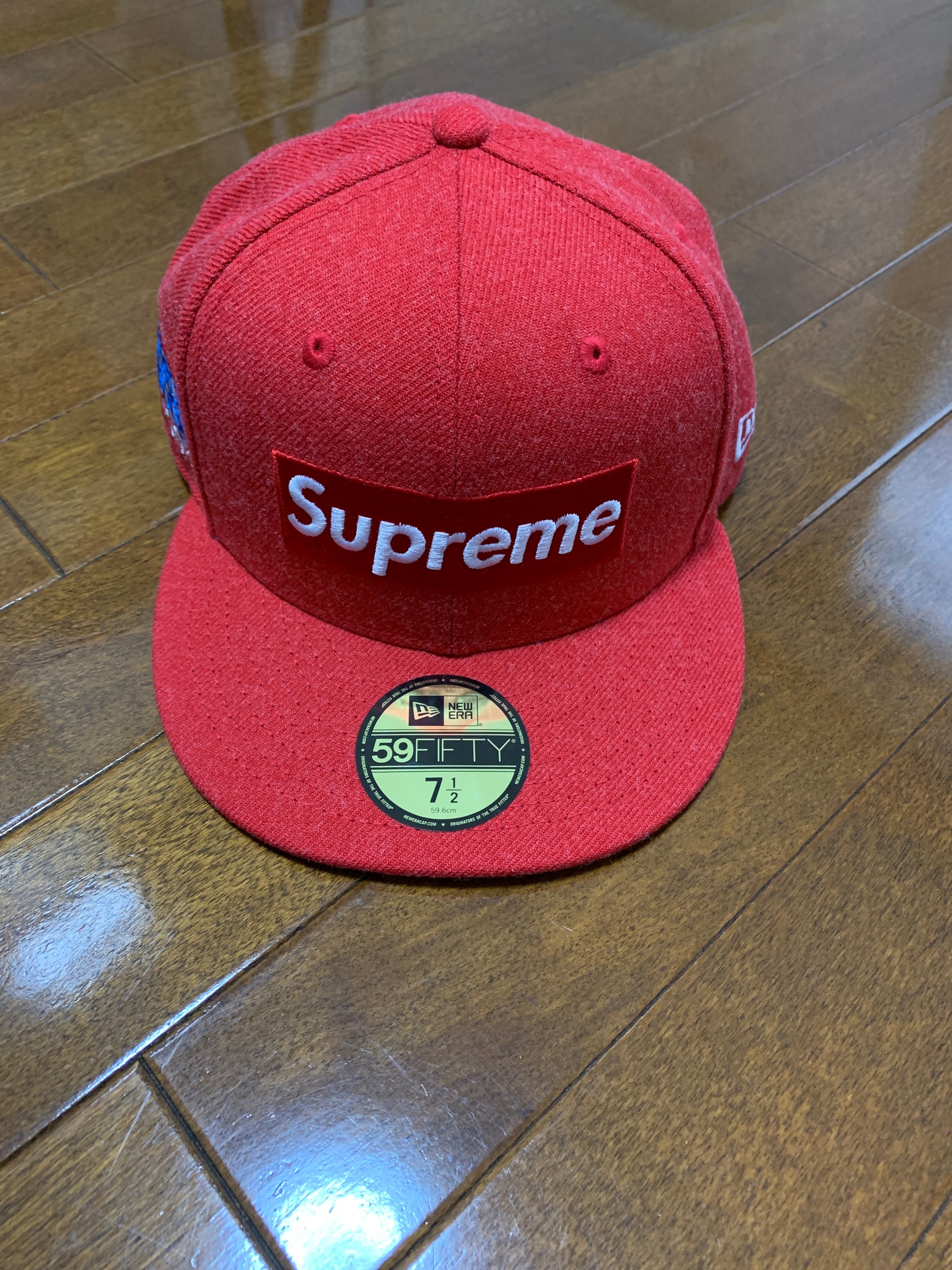 Supreme World Famous Box Logo New Era® "Red"
