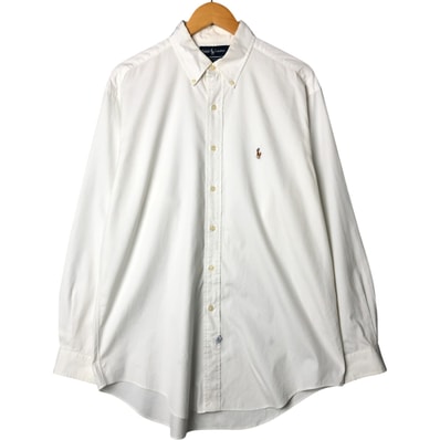 古着 ラルフローレン Ralph Lauren YARMOUTH 長袖 ボタンダウンシャツ メンズXL相当/eaa583783