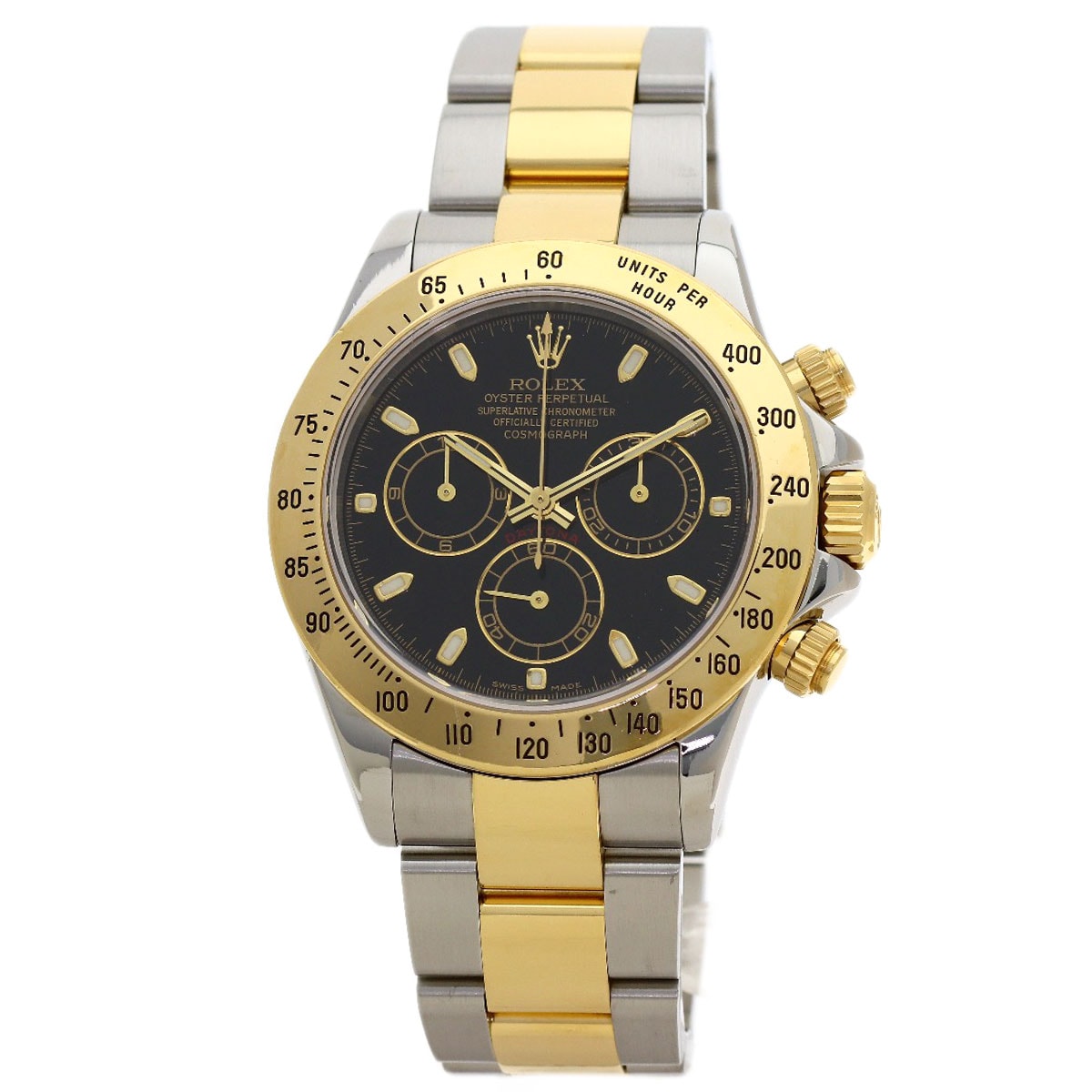 ROLEX ロレックス 116523 コスモグラフ デイトナ 腕時計 SS SSxK18YG K18YG メンズ [中古]