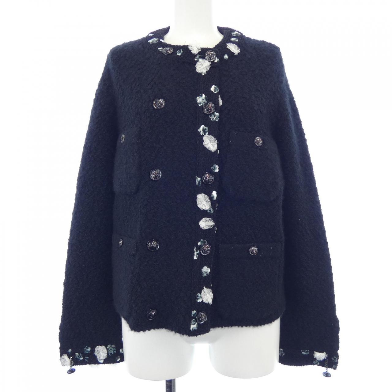 シャネル CHANEL ノーカラージャケット