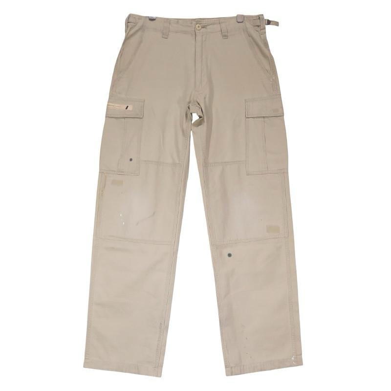 WTAPS ダブルタップス 08AW JUNGLE,STOCK/TROUSERS,FATIGUE,COTTON,RIPSTOP 2008/2ND ジャングル ストック トラウザーズ ベージュ 6ポケット カーゴ パンツ ボトムス サイズS