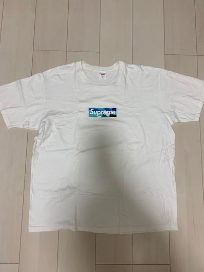 Supreme / Emilio Pucci® Box Logo Tee "White/Blue"