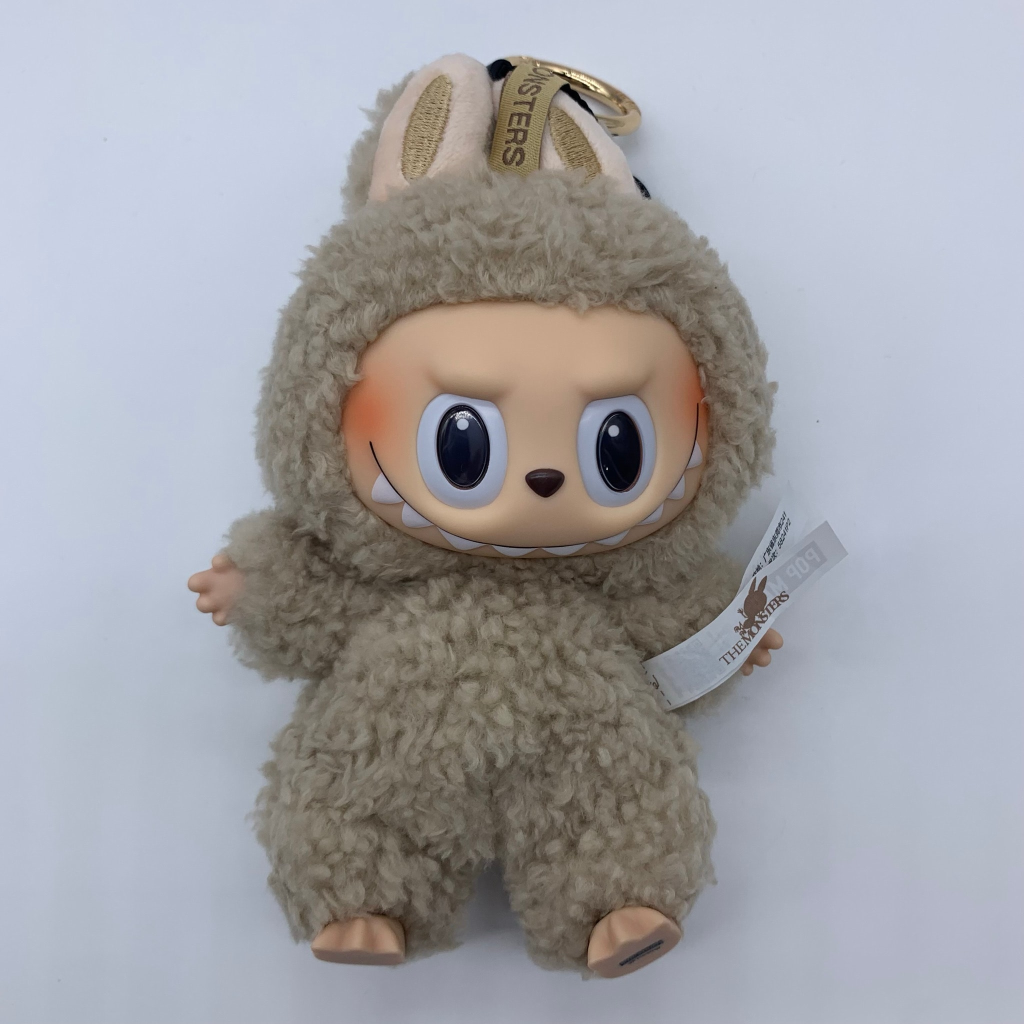 POP MART THE MONSTERS (LABUBU) Exciting Macaron Plush Series TOFFEE