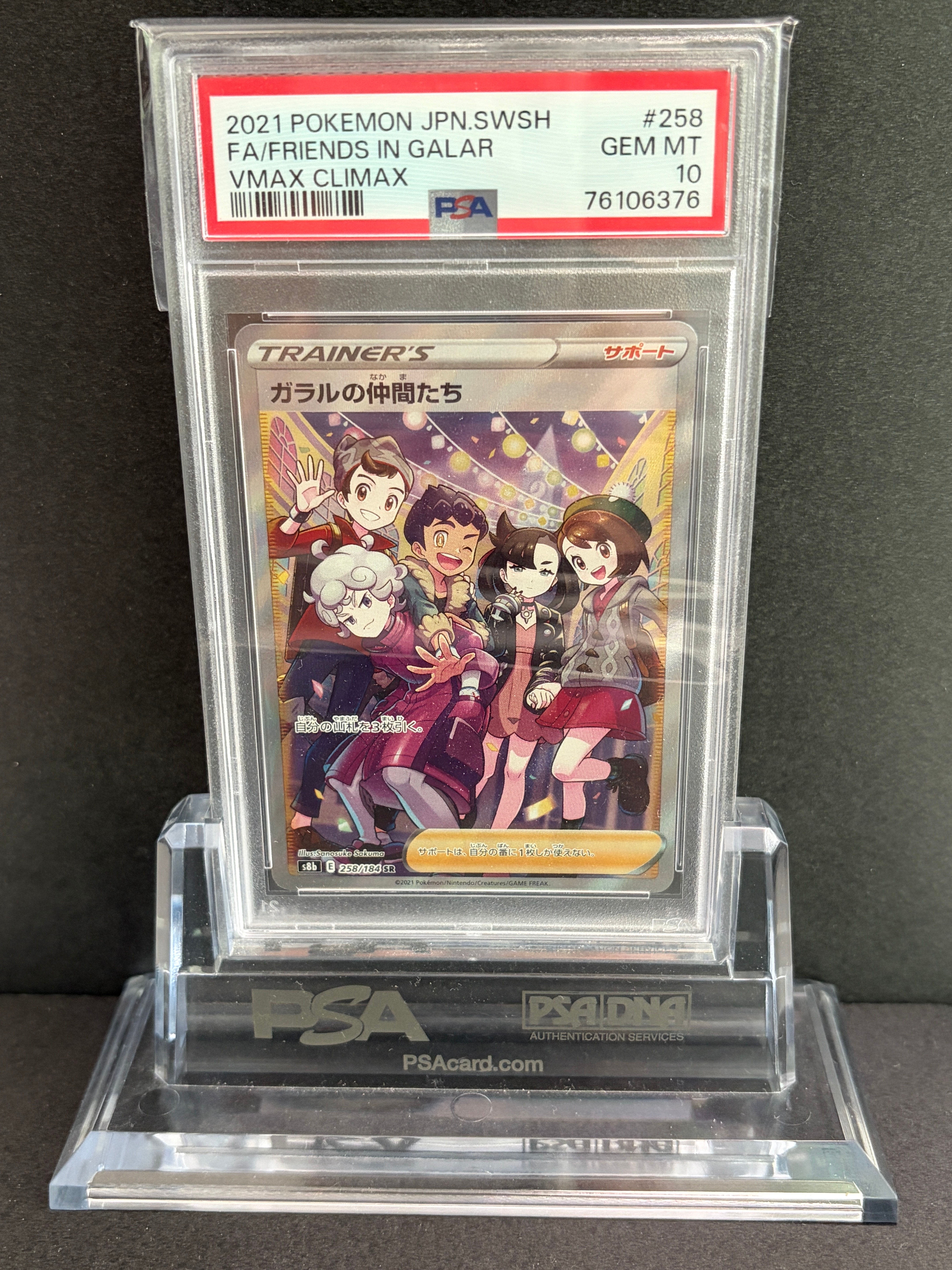 ガラルの仲間たち SR[S8b 258/184](ハイクラスパック「VMAXクライマックス」)