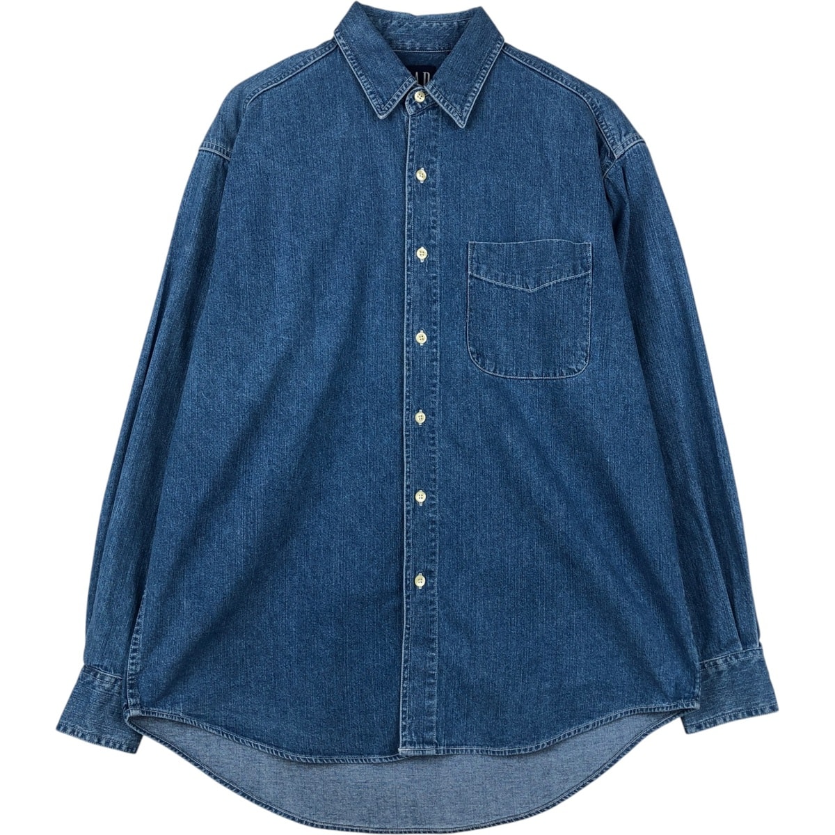 古着 90年代 ギャップ GAP オールドギャップ 長袖 デニムシャツ メンズM相当 ヴィンテージ/eaa646647