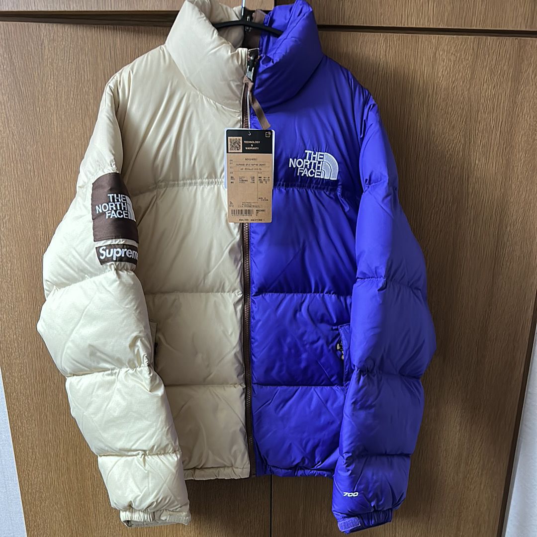 Supreme x The North Face Split Nuptse Jacket "Tan"