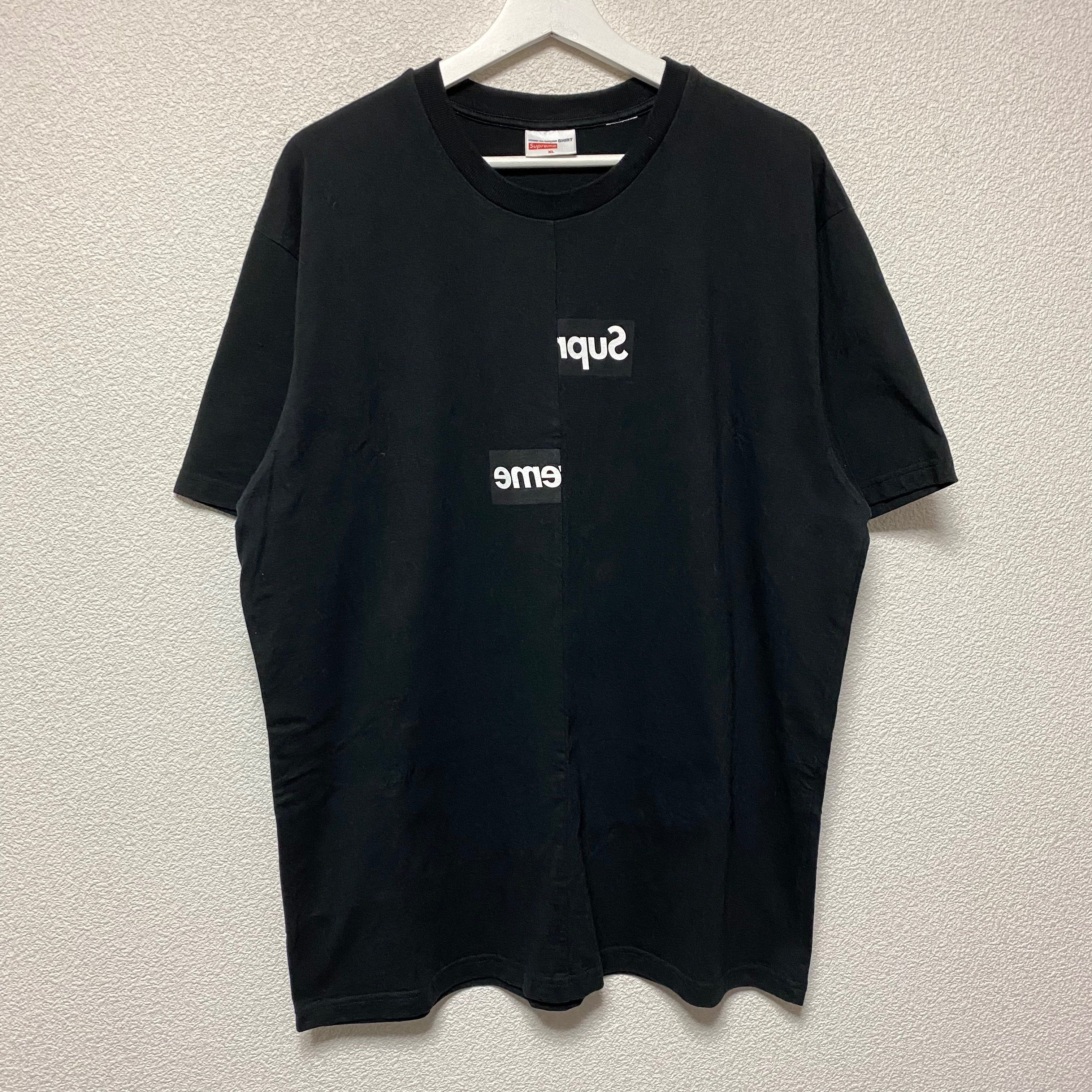 Supreme / Comme des Garçons SHIRT® Split Box Logo Tee "Black"