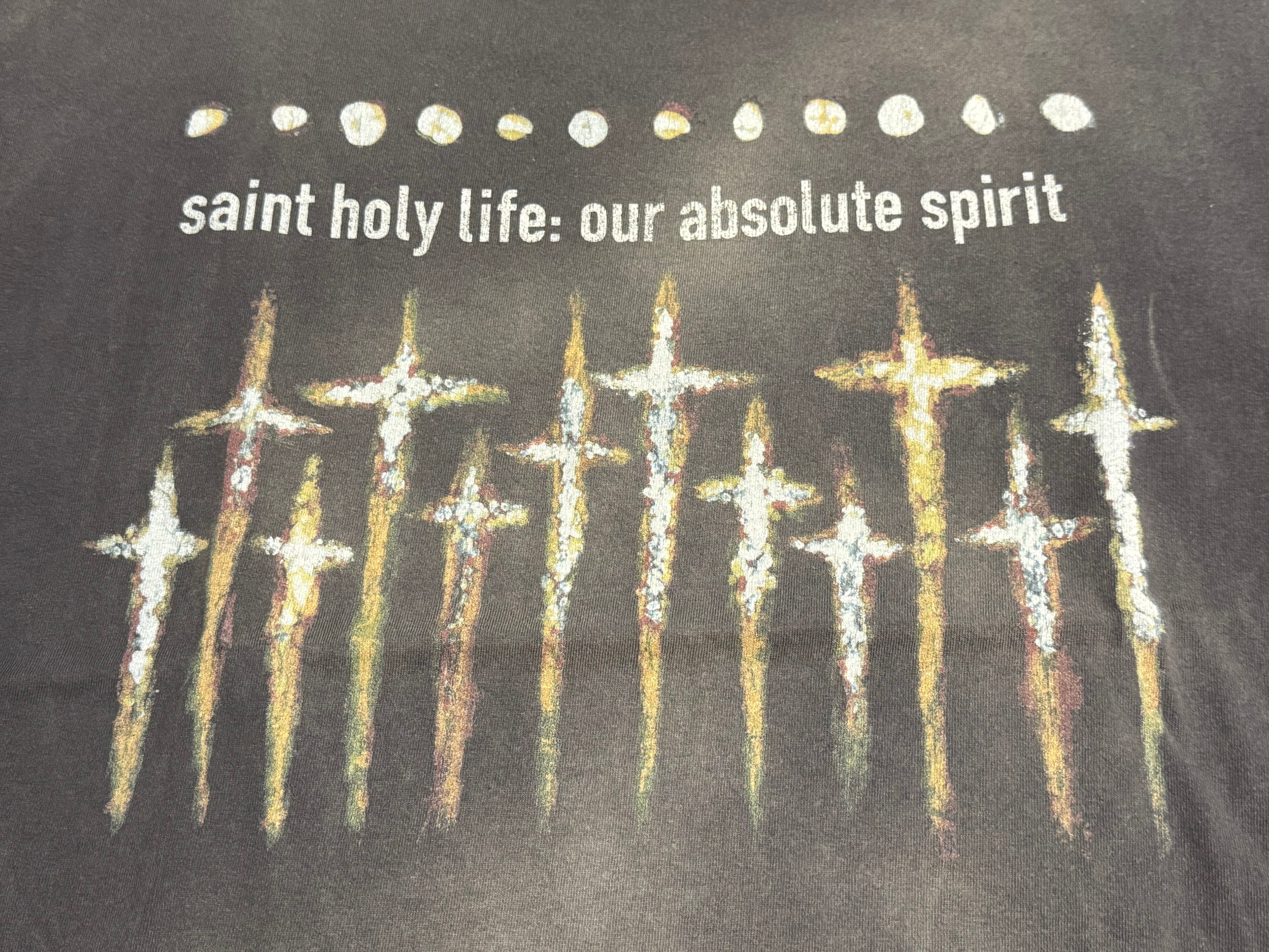 SAINT Mxxxxxx x FORSOMEONE FS_SS T-Shirt/God "Black"