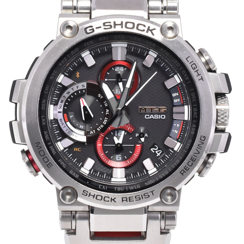 カシオ CASIO MTG-B1000D-1AJF G-SHOCK MTG-B1000 シリーズ デイト ソーラー電波 メンズ 良品 箱・保証書付き 腕時計 D#147020
