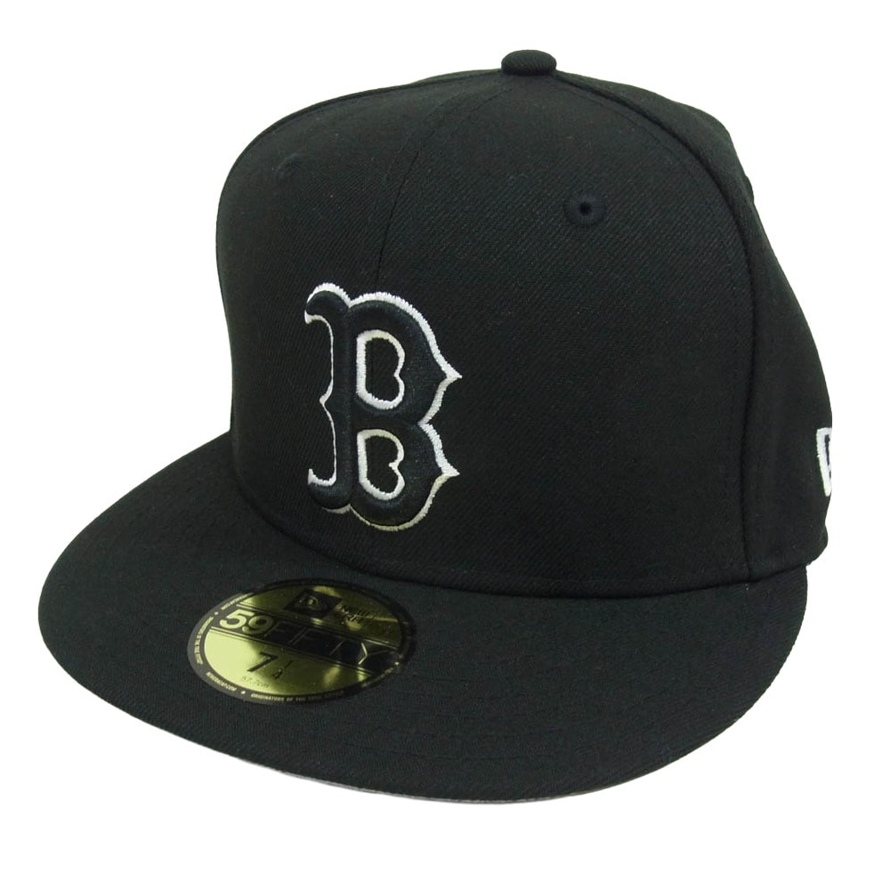 NEW ERA ニューエラ キャップ 59FIFTY ワールドシリーズ ブルックリン・ドジャース ベースボール キャップ ブラック系 7 1/4【極上美品】【中古】