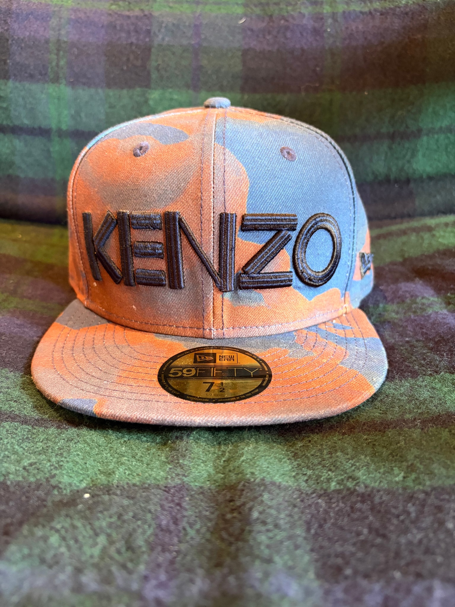 new era Kenzo 59.6cm カモ柄