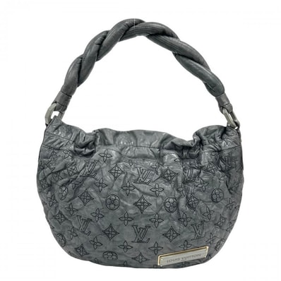 LOUIS VUITTON ルイヴィトン ショルダーバッグ モノグラムオランプ ニンブスPM 肩掛け M95475 ラムスキン グレー ゴールド金具 レディース【中古品】