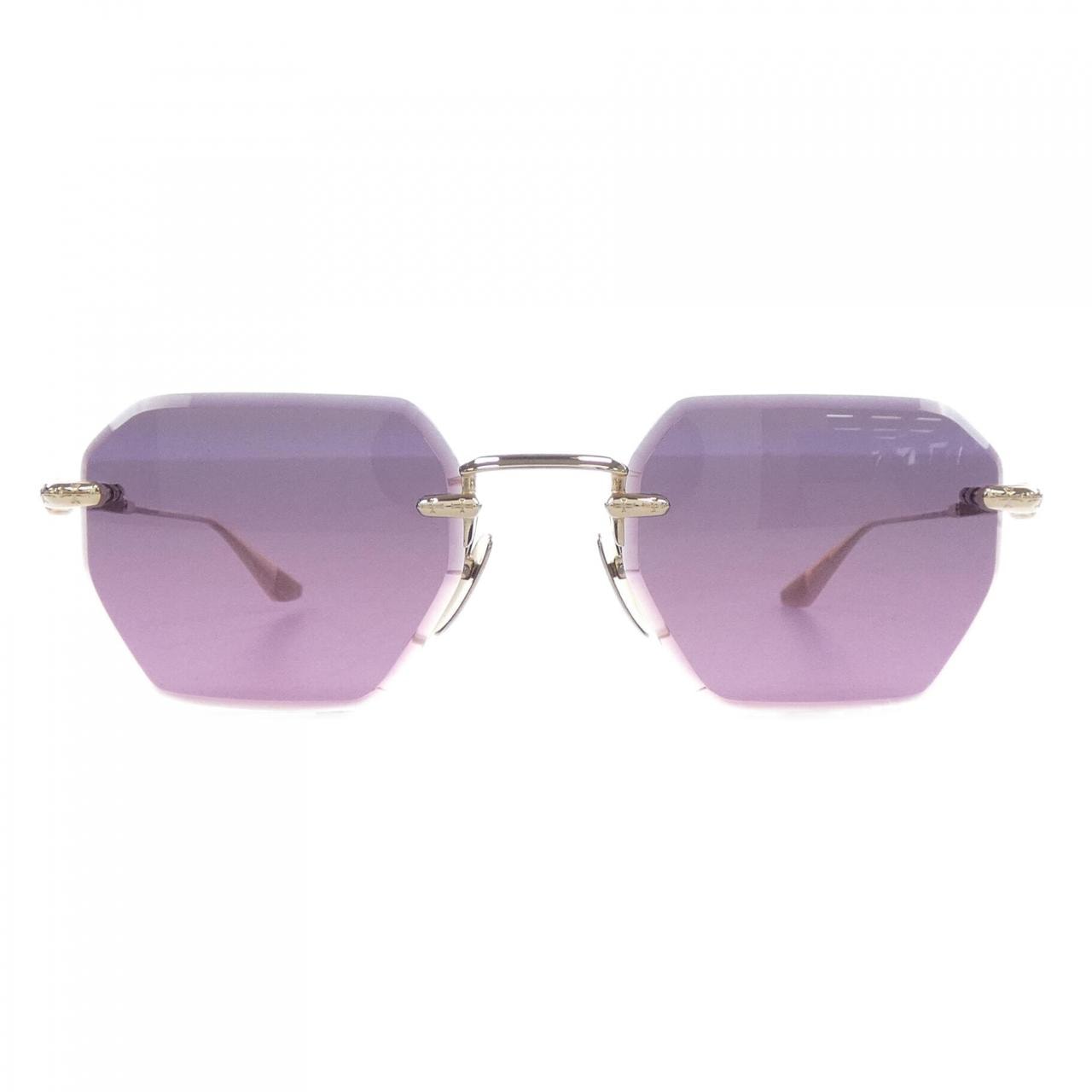 Chrome Hearts HOLE SHOT Sunglasses "Gold/Purple"