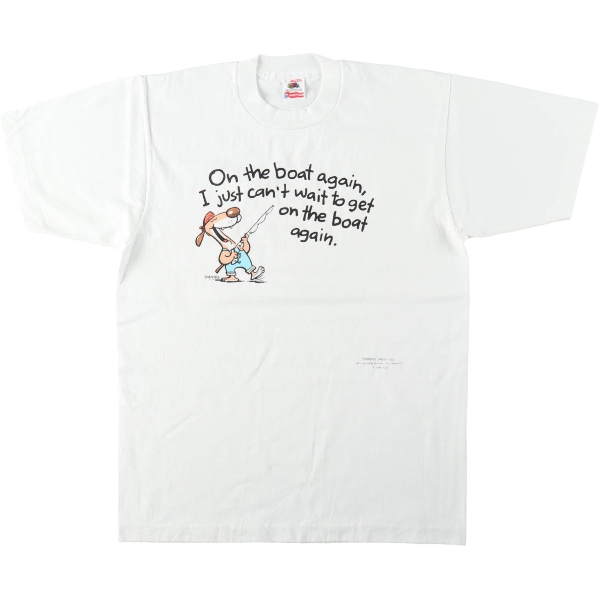 古着 90年代 フルーツオブザルーム FRUIT OF THE LOOM パロディ プリントTシャツ USA製 メンズL相当 ヴィンテージ/eaa644552