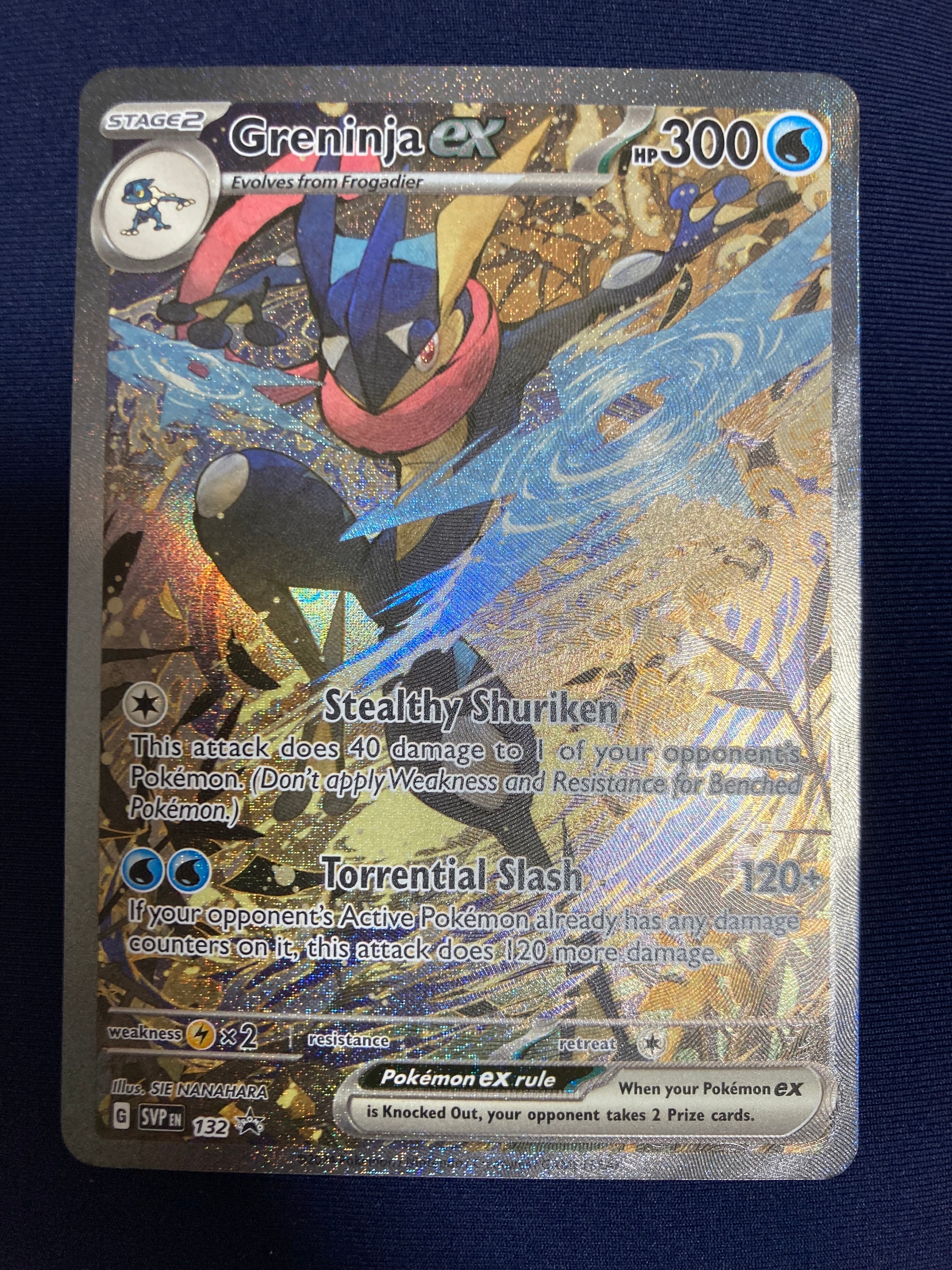 ゲッコウガex P [SVP EN 132]【英語版】(スカーレット&バイオレット「シュラウデッドフェイブル ゲッコウガex スペシャルイラストレーション コレクション」)