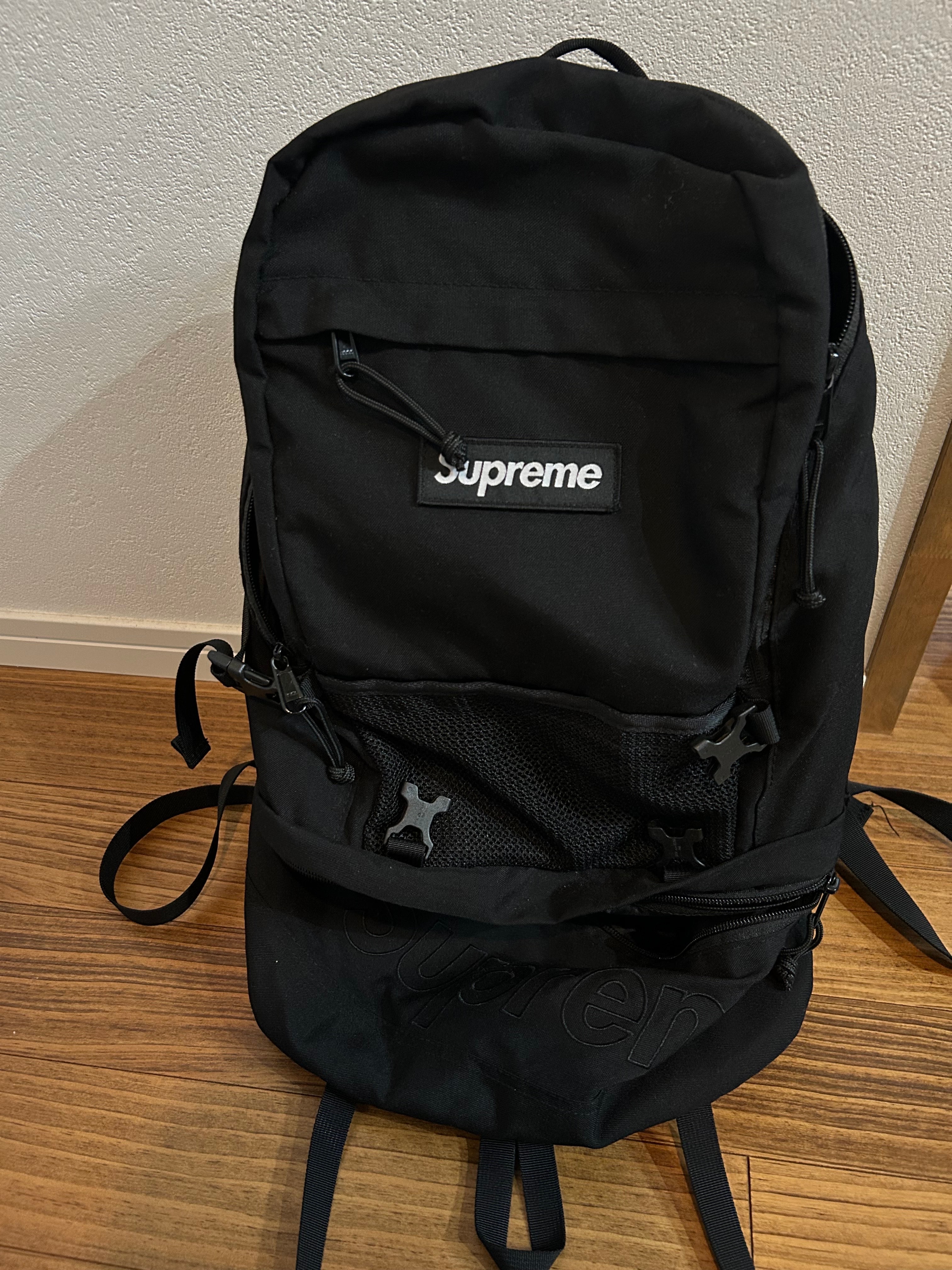 Supreme 15AW Backpack "Black "