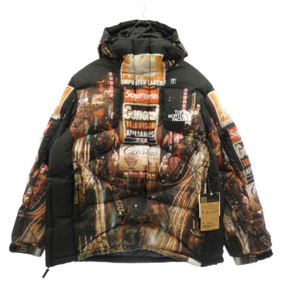 Supreme THE NORTH FACE 22AW ND52205I × The North Face 800-Fill Half Zip Hooded Pullover ハーフジップ フーデッド プルオーバー ダウンジャケット【極上美品】【中古】