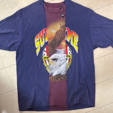 Supreme x MM6 Maison Margiela Split S/S Top "Navy"