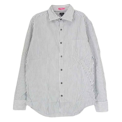 Paul Smith ポール・スミス 長袖シャツ 103650 ツインストライプ ブロード ドレス 長袖 シャツ ブラック系 M【中古】