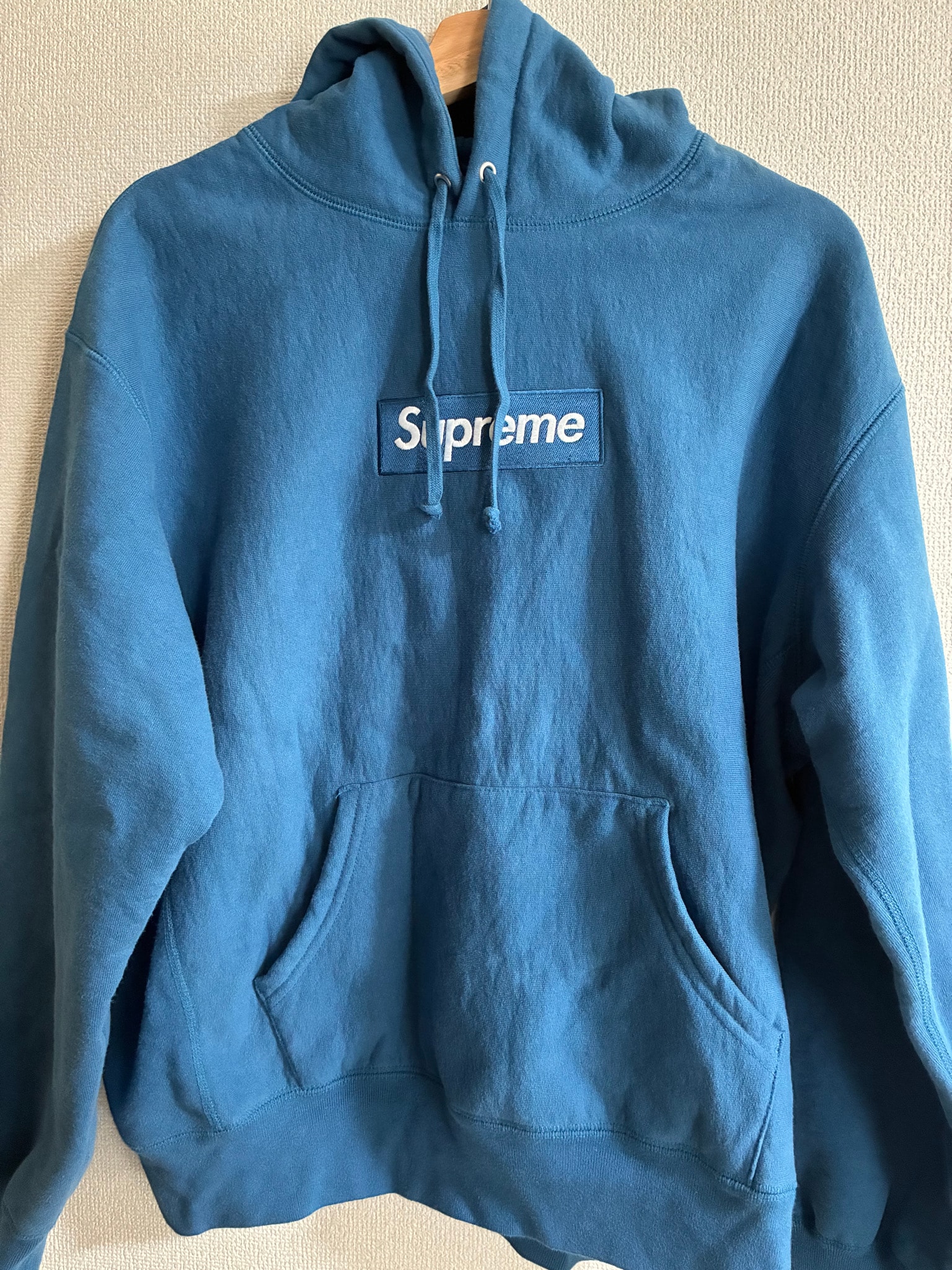Supreme Box Logo Hooded Sweatshirt "Blue" (23FW)