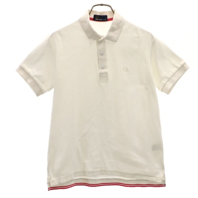 FRED PERRY フレッドペリー 日本製 半袖 ポロシャツ XS ホワイト